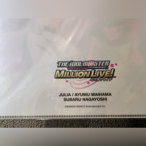 The Idolmaster / iDOLM@STER Million Live! Millionstars Clear File Folder Anime - Picture 5 of 5
